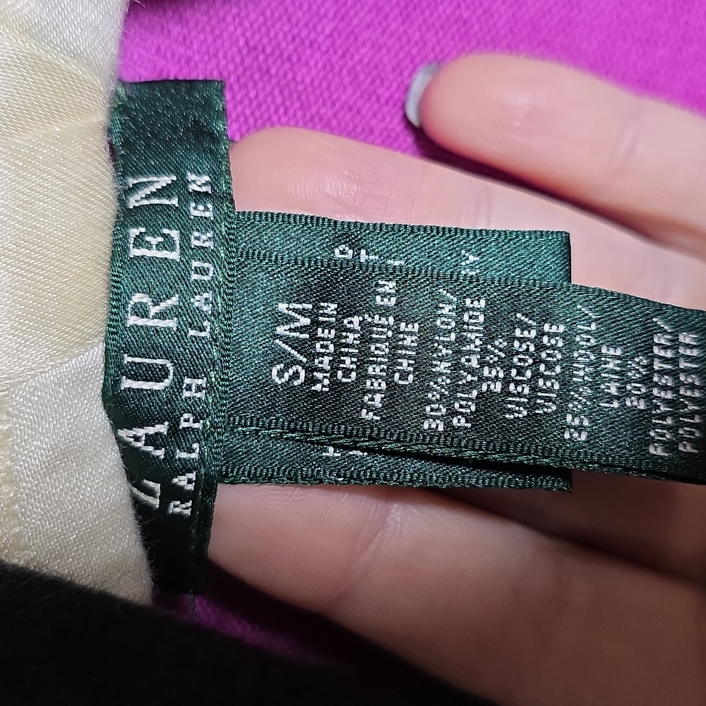 Lauren Ralph Lauren Sweater Wrap Size S/M - Picture 5 of 8